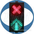 200mm 12V LED Traffic Signal Lights with Red Cross and Green Arrow